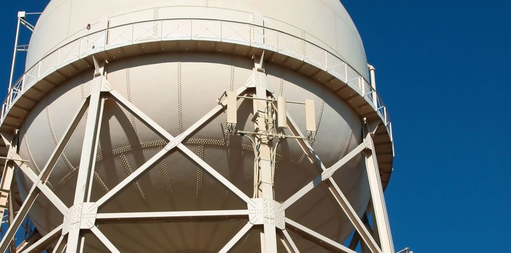 Municipal water tower 
