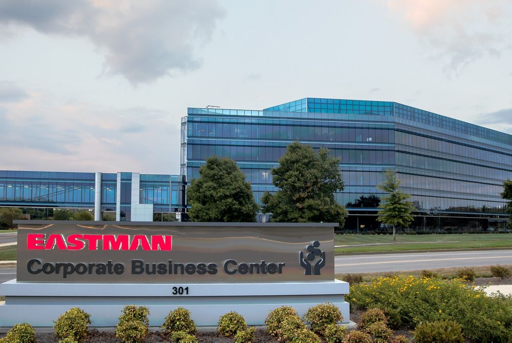 Outside view of Eastman’s Corporate Business Center building.  