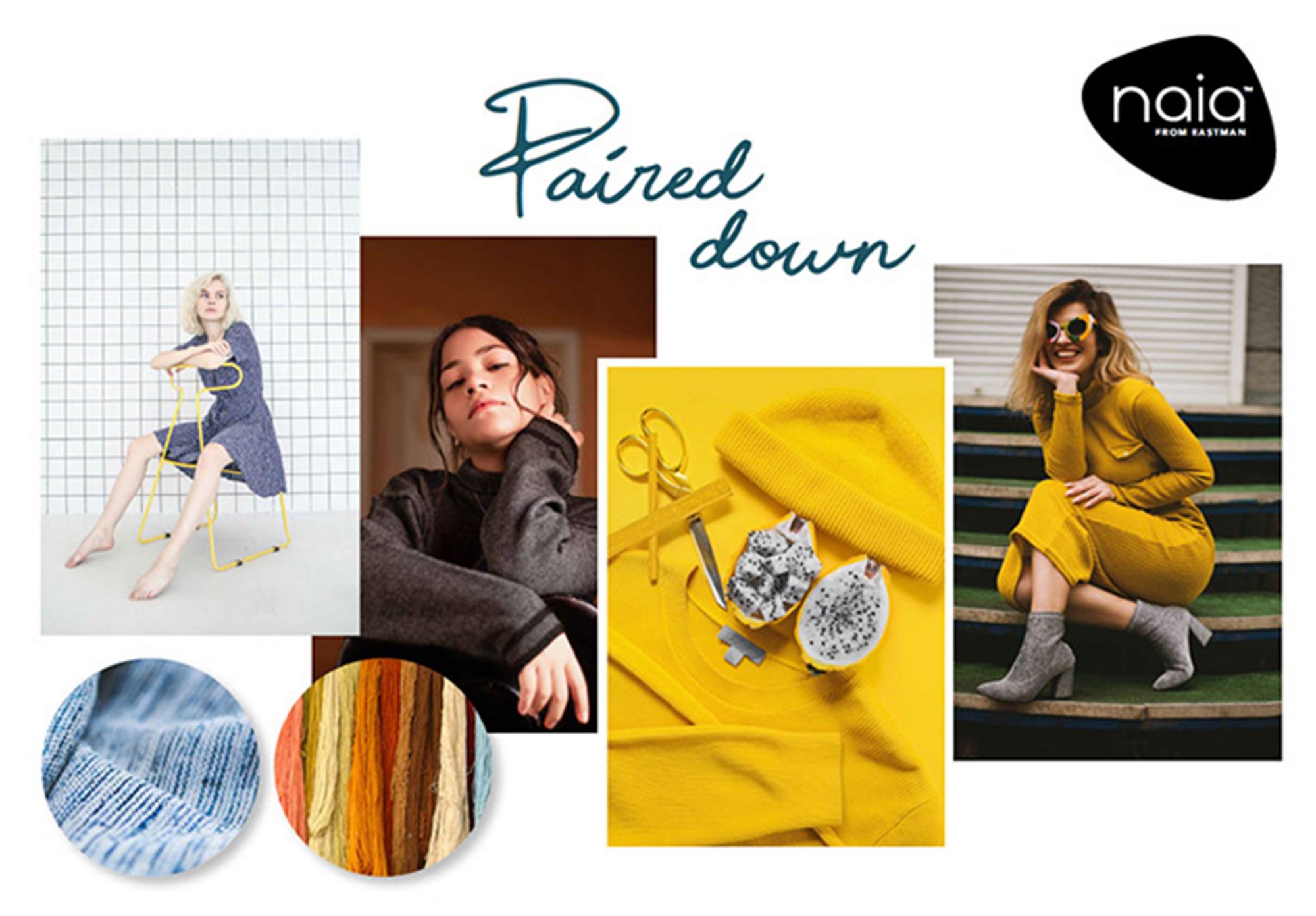 Paired down women fashion mood board 