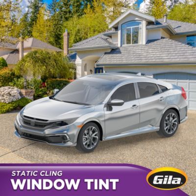 Gila® Static Cling 20% VLT Window Tint on silver sedan