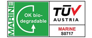 Certification logo TUV Austria, for biodegrability and compostability