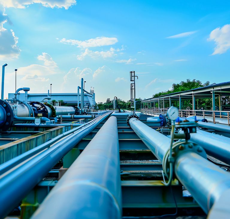 Waste to bioenergy plant. 