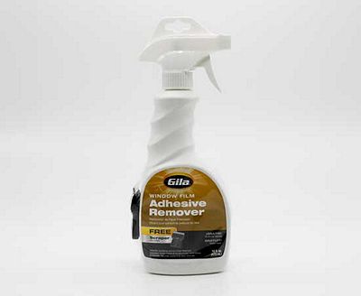 Front of Back of Gila® Window Film Remover Kit bottle