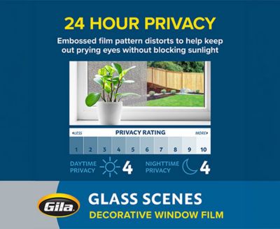 Privacy infographic showing the film's daytime rating of 4 and nighttime rating of 4.
