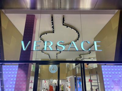 versace shop window