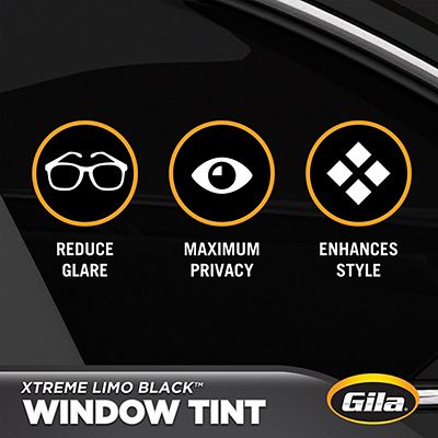 Gila® XTREME LIMO BLACK Tint benefits