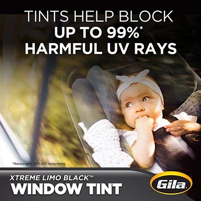 Benefit of Gila® XTREME LIMO BLACK Tint