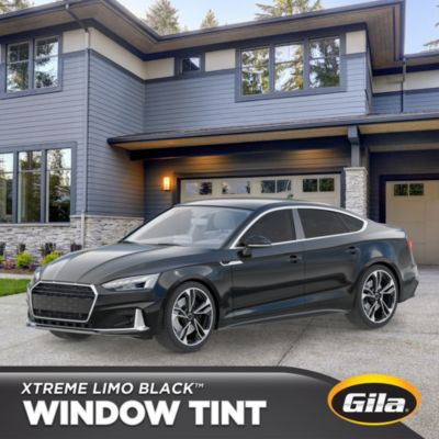 Gila® XTREME LIMO BLACK Tint on black sedan