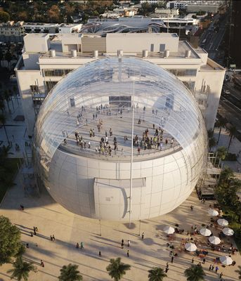 grey round building