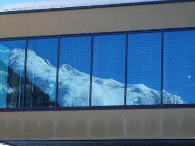 windows with reflections